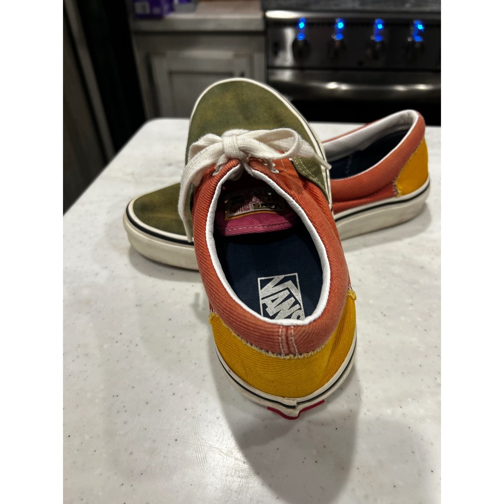 Vans Era City Campus Multi Color Sneakers Van Doren Varsity Low Top Men 7 Wm 8.5